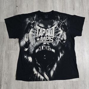 Y2K Tapout MPS No Mercy MMA Tee Black Size XL
